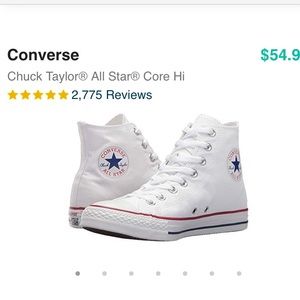 White high top converse